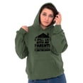 thumbnail image 4 of Live With Parents Slacker Funny Unisex Plus Fleece Graphic Hoodie Brisco Brands 5X, 4 of 5