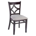 thumbnail image 1 of Curtain Back Side Chair in Dark Mahogany (Set of 2), 1 of 1