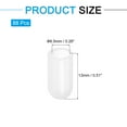 thumbnail image 2 of 88Pack Silicone End Caps, 6.5mm(1/4") ID 13mm(1/2") Height, Clear, 2 of 7