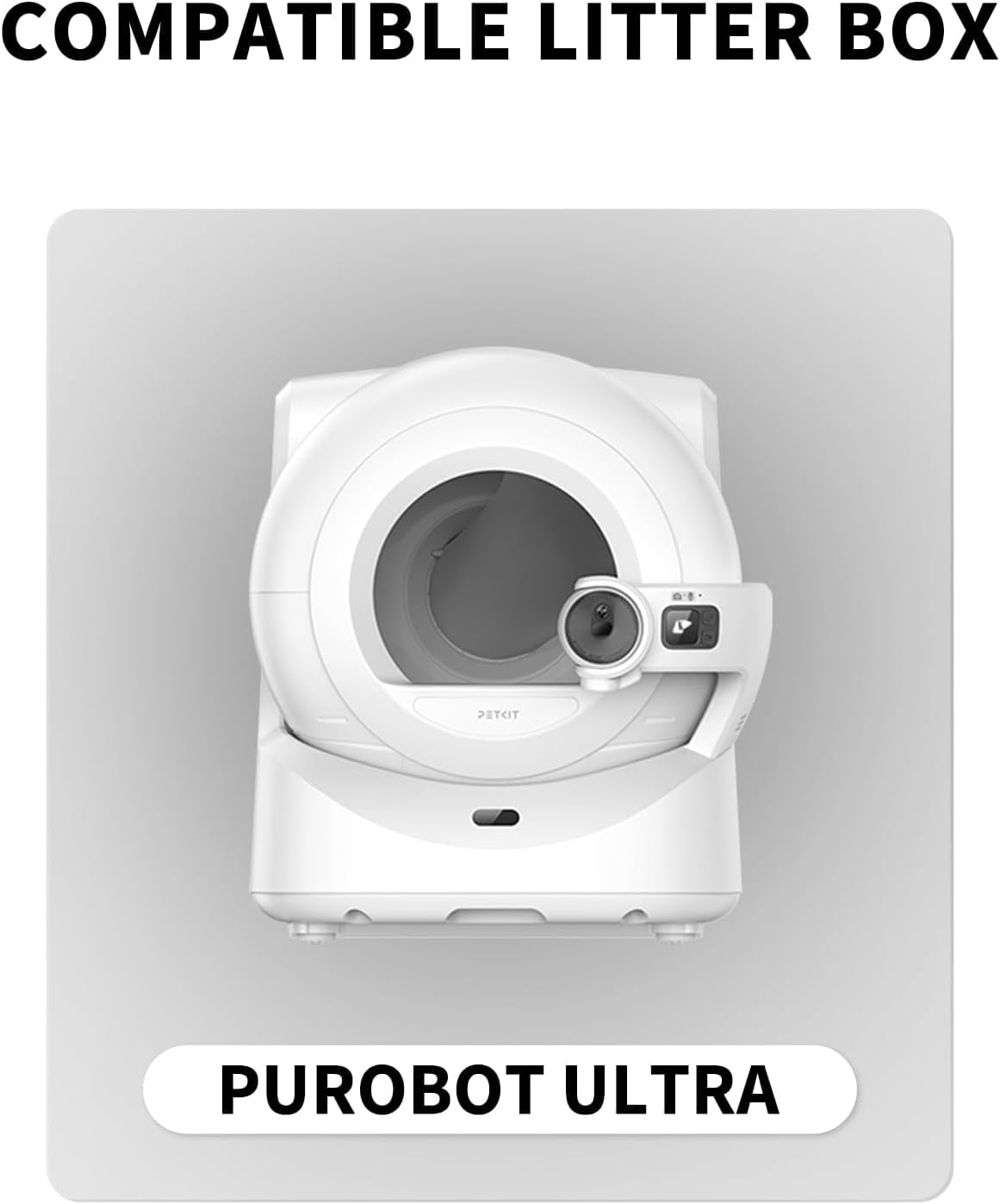 High Performance Litter Pad Ultra Exclusive for Purobot Ultra Camera Automatic Cat Litter Box, Waterproof Leakproof Cylinder Pad, Anti-Stick/Scratch-Resistant Litter Box Mat