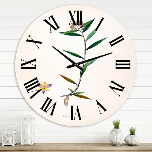 Designart 1 in Farmhouse Wall Clock