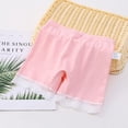thumbnail image 1 of Children Summer Shorts Girls Lace Safety Pants Kids Panties Girls Underwear Leggings Baby Clothes 3-10Y Teen Solid Boxer ShortYellowM He Qiyong unisex, 1 of 1