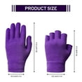 PIKADINGNIS 2 Pairs Cotton Gel Moisturizing Gloves Sleeping Gloves