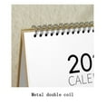 thumbnail image 5 of Desktop Calendar 2026 | Paper Kraft Cover | Large or Small | Full Year January–December | Foldable Stand | Daily Scheduling, 5 of 7