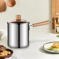 thumbnail image 1 of Sartén profunda, sartén de cocina, utensilios de cocina multifunción, olla japonesa Tempura para freír patatas fritas, pescado seco para fiestas Sólo olla para freír BLESIY Freidora, 1 of 8