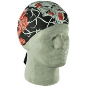 Zan Headgear Road Hog Flydanna Thorns and Roses (OSFM, Red Thorns and Roses)