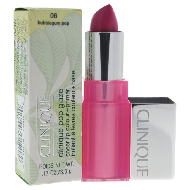 lindre Under ~ Sekretær Clinique Pop Glaze Sheer Lip Colour + Primer, Bubblegum Pop 0.13 oz -  Walmart.com