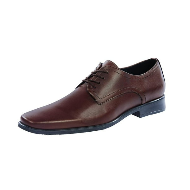 120-08 Zapato Vestir Formal Para Hombre Caballero En Color Café Elaborado En Piel Natural. Cklass 120-08
