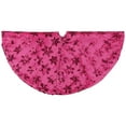 thumbnail image 4 of Northlight Sequin Snowflake Mini Christmas Tree Skirt - Pink - 20", 4 of 6