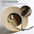 thumbnail image 5 of Women Foldable Wide Brim Beach Sun Hat UV Protection Lightweight Outdoor Travel Summer Hat, 5 of 5