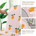 thumbnail image 5 of Yayeee 2 Pack Dining Chair Covers Stretch Parson Chairs Slipcovers Seat Protector, Cartoon Citrus, 5 of 6