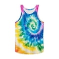 thumbnail image 5 of PNTUTB Tank Tops for Men Sleeveless Tops Casual Crew-Neck Sports Vest Fashionable Ombre-Printed Tops Lightweight Breathable Loose Comfortable Tank Tops, 5 of 6