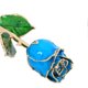 thumbnail image 1 of Golded Rose Flower Azure 24K with Base Gift Decoration for Mother's Day Valentine's Day(Azure ), 1 of 3