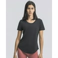 thumbnail image 4 of FITOP Workout Tops for Women Short Sleeve Athletic Tees Breathable Yoga Gym Running Yoga Shirts, 4 of 5