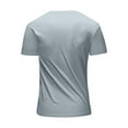 thumbnail image 6 of Mrmaere Men's Crew Neck Tee and Shorts Set Short Sleeve 2 Piece Pullover Dry for Active Training Dark Gray XXL, 6 of 6