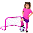 thumbnail image 1 of Portería de Futbol, Portería de Fútbol Apilable Rosa, Portería de fútbol para niña color Rosa, Portería Deportiva Enersport, 1 of 1