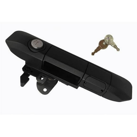 Black Tail Gate Lock of Full Handle Replacement with or without Backup Camera for 2005-2015 Tacoma