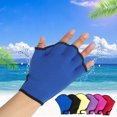 thumbnail image 3 of Webbed Swimming Gloves Aquatic Traning Paddles Water Resistance Diving Hand, 3 of 7