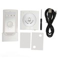 thumbnail image 2 of Wireless Intercom Doorbell 2 Way Talk Clear Sound Large Range Electronic Doorbell Set for Home Office White, 2 of 5