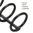 thumbnail image 4 of Unique Bargains Metal Binder Rings, Black, 6 Pack, 4 of 6