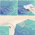 thumbnail image 3 of Beach Blanket Waterproof Sand, Large Beach Mat with Portable Storage Bag, Light and Compact Sand Mat, Suitable for Outdoor Travel Camping Hiking, Outdoor Beach Accessories(80*95in), 3 of 7