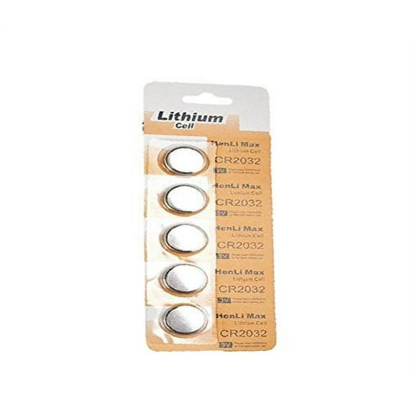 CR2032 Lithium 3V Batteries, 5 on a card (10 Cards - 50 Batteries) Size: 50 Piece Package Quantity: 1, Model: CR2032