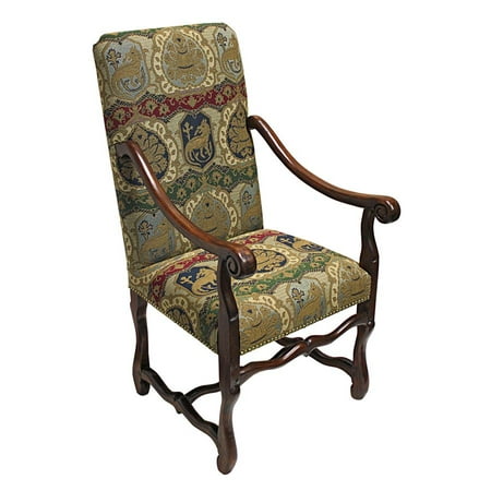 Chateau DuMonde Coat of Arms Dining Arm Chair