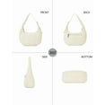 thumbnail image 5 of Bloomr Bag - Small Crescent Puffer Purse Shoulder Bag for Women, Nylon Quilted with Adjustable Shoulder Strap, Puffy Bag, 5 of 14