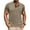#Khaki, variant on DPTALR George Men's Henley Shirts,Short Sleeve Summer Casual,Classic Cotton T-Shirts with Pocket,Button Shirt,Black,Big and Tall Men XXL
