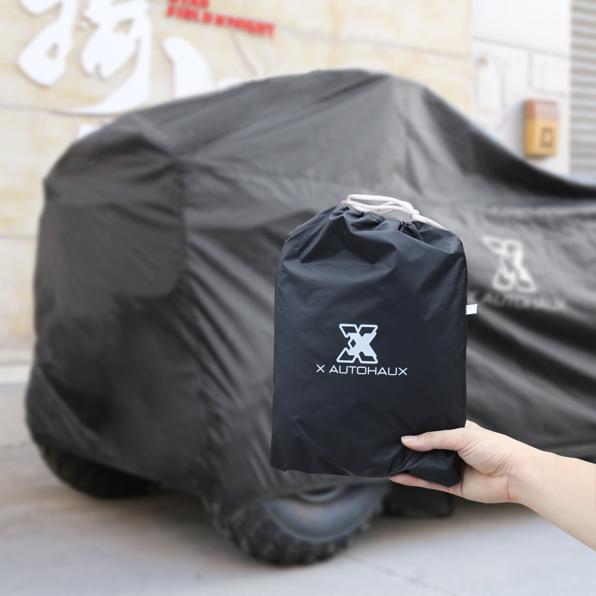 XL Size Quad ATV Cover Waterproof Rain Snow Sun Resistant Black