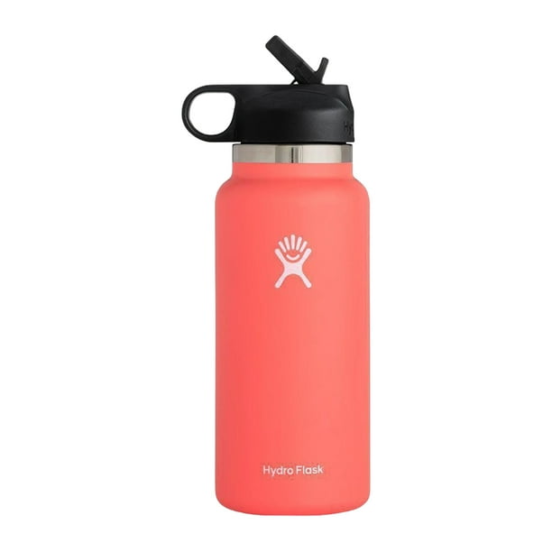 Botella de agua termo de 40oz taza aislada de boca ancha taza con tapa de paja termo de acero inoxidable tapa flexible para café té y bebidas
