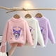 thumbnail image 3 of Suéter infantil de Anime Sanrios Kuromi Cinnamoroll, suéter de punto Kawaii para primavera y otoño, suéter de cuello redondo bonito, suéter de fondo, 3 of 5