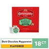 Community® Coffee Dark Chocolate Peppermint Coffee Single-Serve Cups 18 ct Box Compatible with Keurig 2.0 K-Cup Brewers