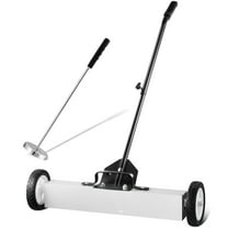 24-Inch Magnetic Sweeper with Wheels Telescoping Magnetic Pickup Tool