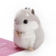 thumbnail image 5 of Lindo llavero de peluche con forma de hámster, llavero con forma de animal de peluche, colgante para bolso, 5 of 5