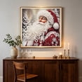 thumbnail image 3 of Mosaflare Snowy Santa Claus Pearl Diamond Painting Kit for Adults, Relaxing Craft & Wall Decor, 12×12 inch, 3 of 7