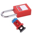 thumbnail image 1 of Miniature Circuit Breaker Lockout Device, Rustproof Safety Circuit Breaker Lock Multipurpose Practical High Strength  for Industry MPCO+38mm Padlock,MPCI+38mm Padlock, 1 of 7