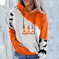 thumbnail image 2 of Blusa de manga larga suelta con estampado de Halloween a la moda para mujer, camisetas informales, sudaderas con capucha Pompotops  FGAJ17088, 2 of 5