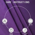 thumbnail image 4 of Purple Blackout Curtains 42 x 54 Inch Length Set of 2 Panels Grommet Bedroom Curtains for Living Room, 4 of 9