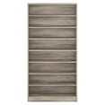 thumbnail image 2 of Hommoo Modern Wood Freestanding Shoe Cabinet, 8 Tiers 40-45 Pairs Shoe Storage Rack Organizer for Entryway, Gray, 2 of 5