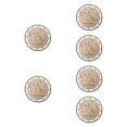 thumbnail image 6 of balikha 6pcs Christmas Macrame Wooden Ornaments in Handcrafted DIY Round Disks for The Crafts Kids Suspended Crafts Decorations Decorations Set E, 6 of 9