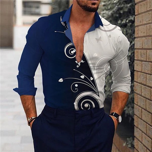 Camisa casual para hombre nueva de primavera y verano , combinación divertida y súper genial, moda para exteriores, tela suave y cómoda, talla grande