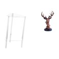 thumbnail image 1 of Mesa Auxiliar Minimalista De Acrílico Transparente Con Adorno De Cabeza De Ciervo, Mesita De Noche Moderna, Mesa Auxiliar, Estatua Decorativa De Resina De Animal Para Sala De Estar,, 1 of 8