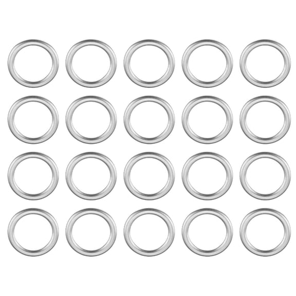 Zeiwohndc Automotive Oil Pan Drain Plug Seal Washer Metal Leak Proof Design N0138157