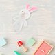 thumbnail image 3 of Wwawa House Doll Plush Bunnies for Decor 2Pcs Mini Soft Stuffed Animal Set, 3 of 5