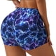 thumbnail image 1 of Fotbe Blue Lightning1 Shorts Sin Costuras – Shorts Deportivos de Cintura Alta para Mujer, Elásticos para Gimnasio, Yoga, Running o Ciclismo-Medium, 1 of 8