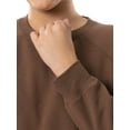 thumbnail image 6 of Terra & Sky Women's Plus Size Fleece Sweatshirt, Available in 1,2, and 3- Packs, Size 0X-4X, 6 of 14