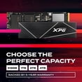 thumbnail image 3 of XPG 2TB GAMMIX S70 Blade - Works with Playstation 5, PCIe Gen4 M.2 2280 Internal Gaming SSD Up to 7,400 MB/s (AGAMMIXS70B-2T-CS), 3 of 8