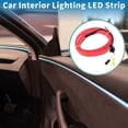thumbnail image 2 of Cuerda de luz LED EL de 1m Unique Bargains Cable de luz de neón flexible para decoración de interiores de automóviles Caja de batería (3V) Rosa, 2 of 7