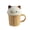 Yellow, variant on PTSPLLMY Cute Animal Coffee Cup Kawaii Cat Bunny Bear Ceramic Mug For Tea Milk Water Juice Mocha Lovers Breakfast Cup Birthday Gift 350ml